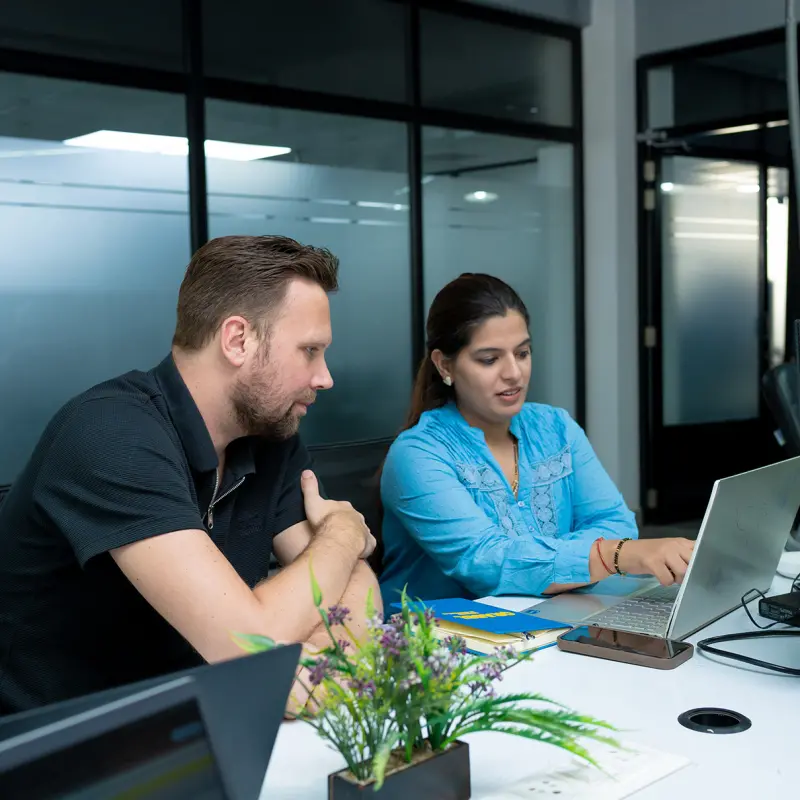 Jelke Schippers van Smartshore in India