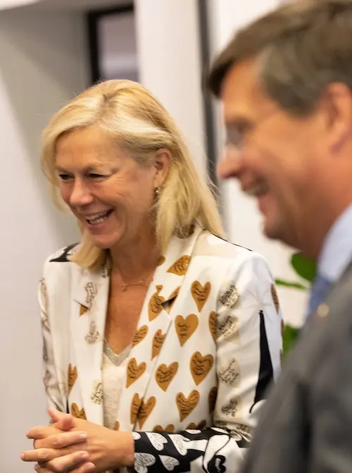 Sigrid Kaag en Jan Peter Balkenende