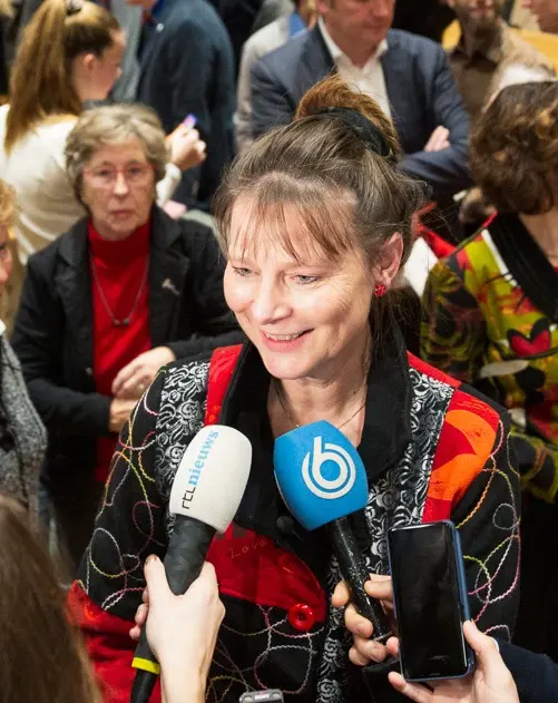 Marjan Minnesma na uitspraak Hoge Raad, foto Chantal Bekker