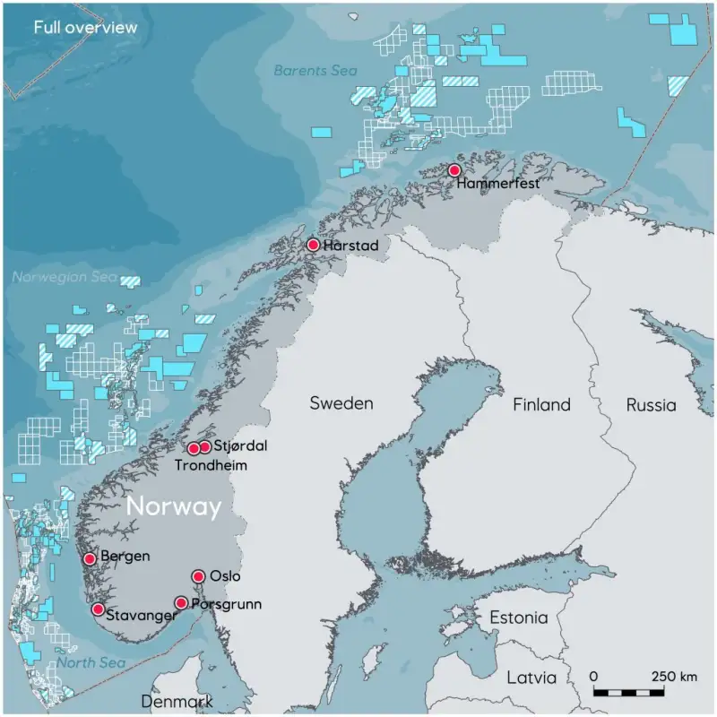 Olie- gaswinning Noorwegen 