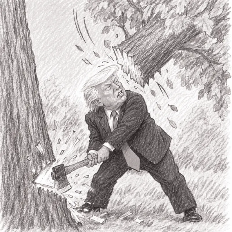 Trump houthakker