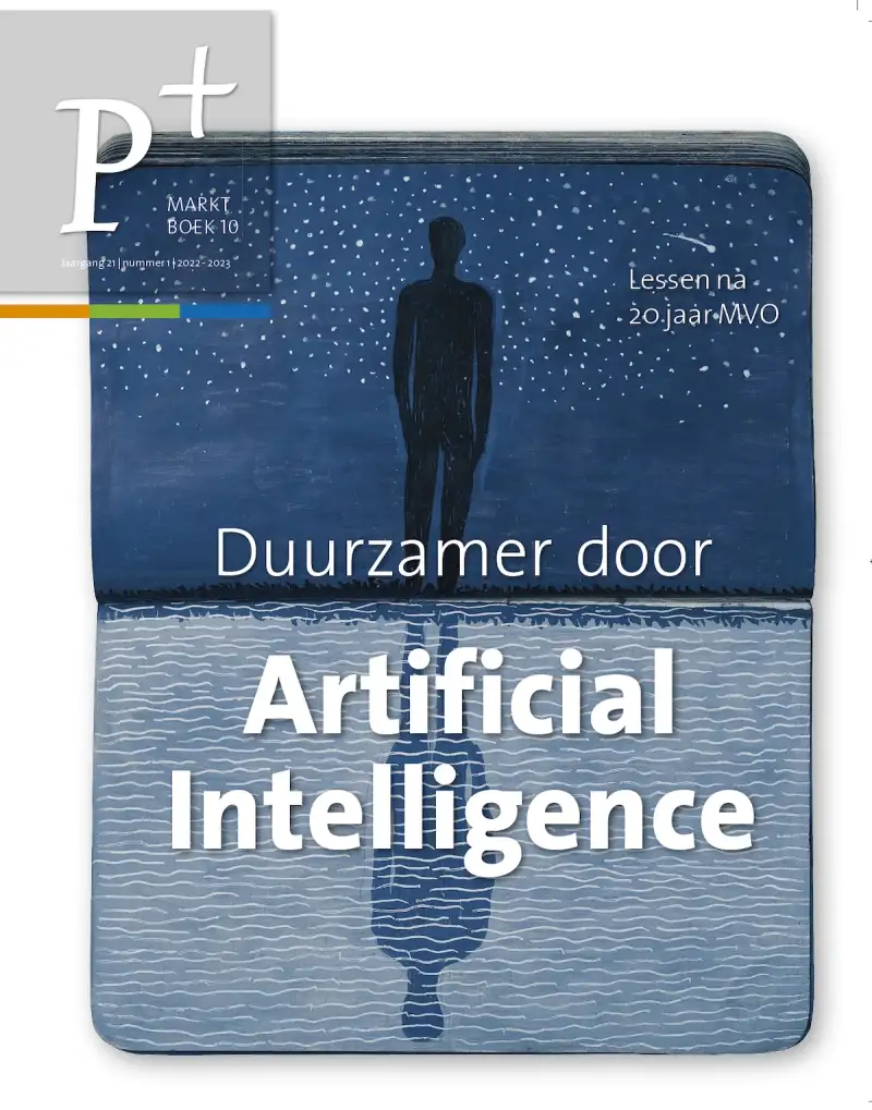 Cover Marktboek 10 over Artificial Intelligence en duurzaamheid
