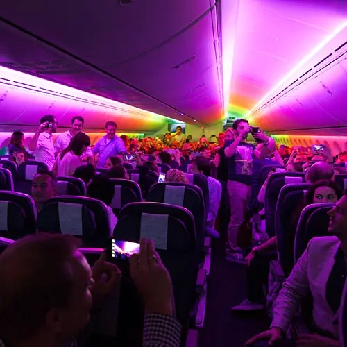 Ambient Leds in de Dreamliner van Arke