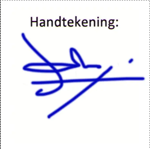 handtekening zelffverklaring ISO 26000
