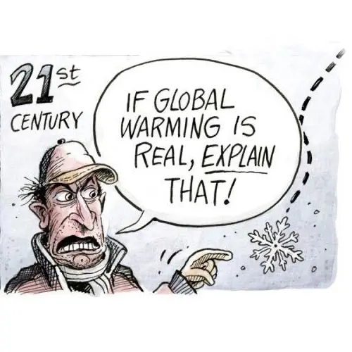 De Klimaatscepticus, illustratie Adam Zyglis