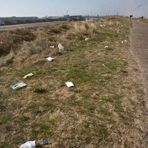 Scheveningen Haven, de dijk